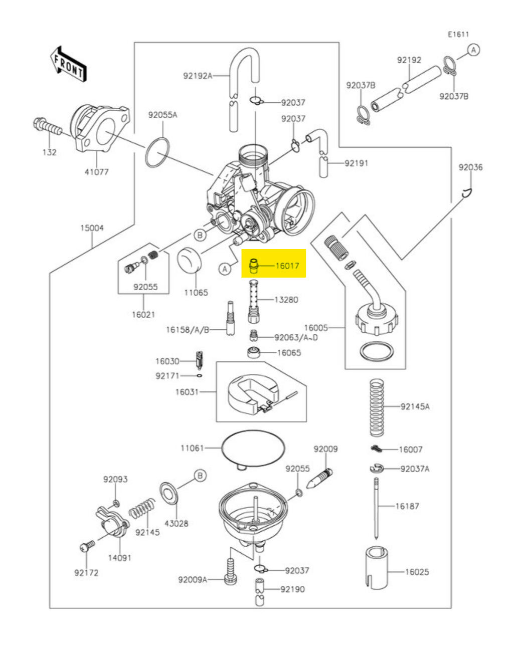 JET-NEEDLE Kawasaki KLX140 KLX140L KLX140G